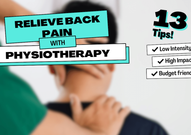 How to Relieve Back Pain with Physiotherapy